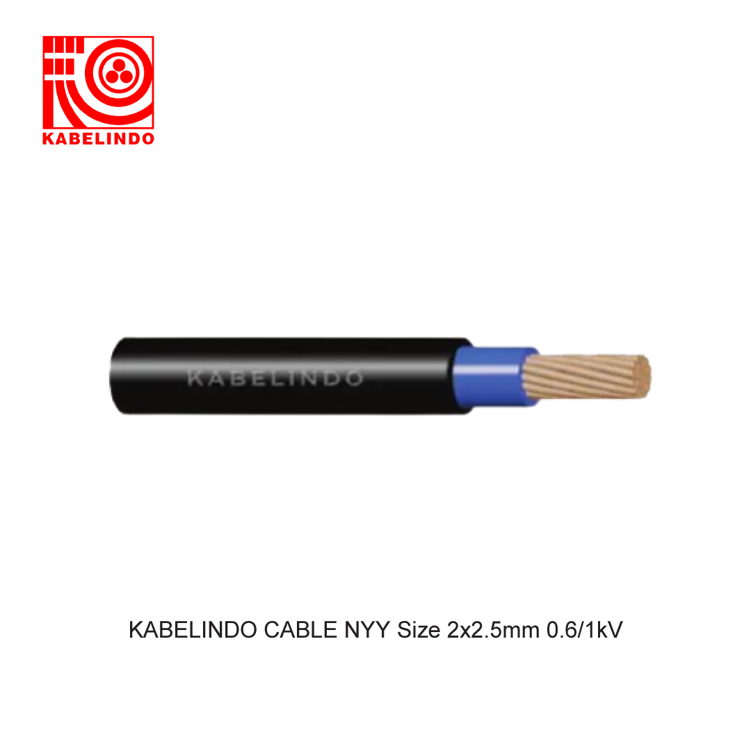 KABELINDO KABEL NYY Size 2x2.5mm 0.6/1kV