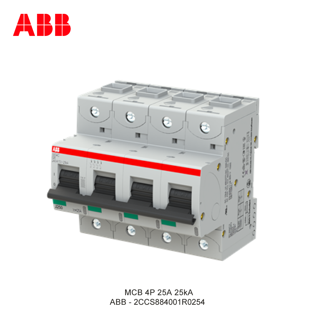 MCB 4P 25A 25kA KURVA C