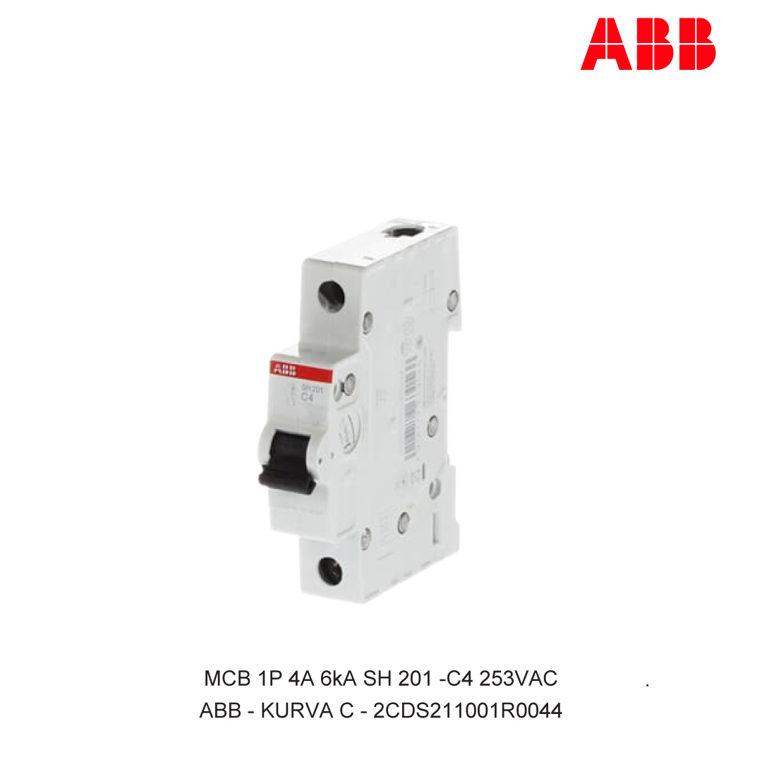 MCB 1P 4A 6kA KURVA C