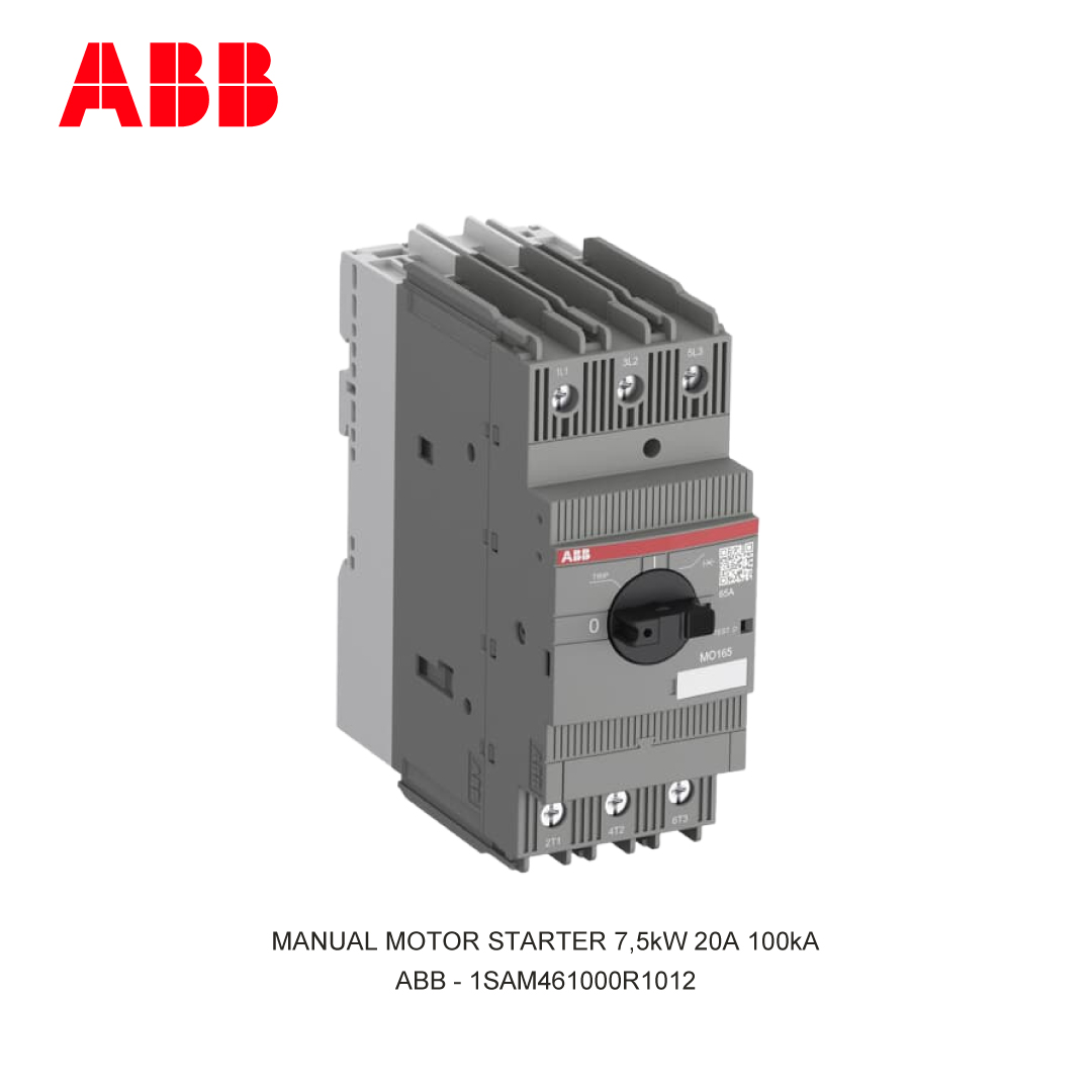 MANUAL MOTOR STARTER 7,5kW 20A 100kA