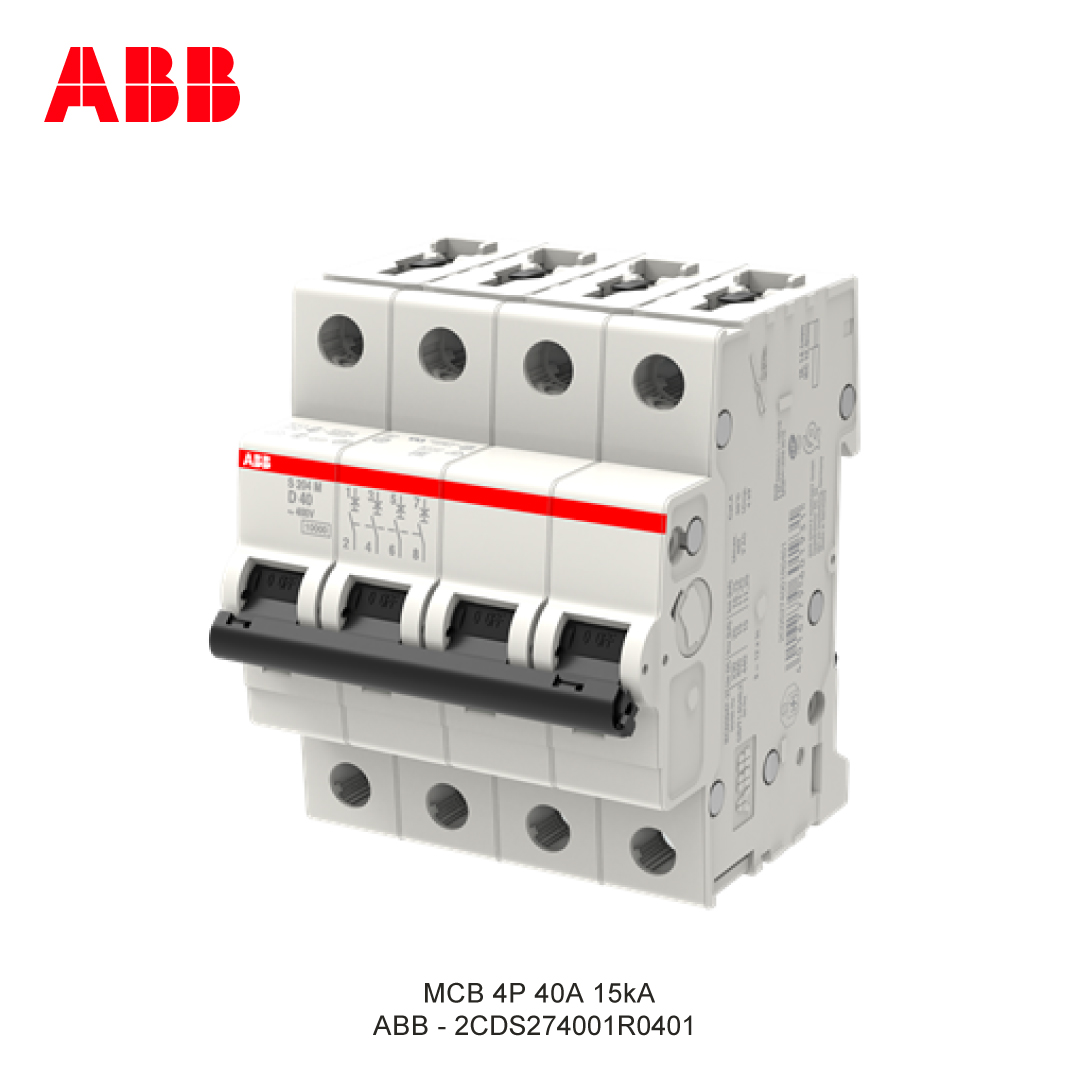 MCB 4P 40A 15kA KURVA D
