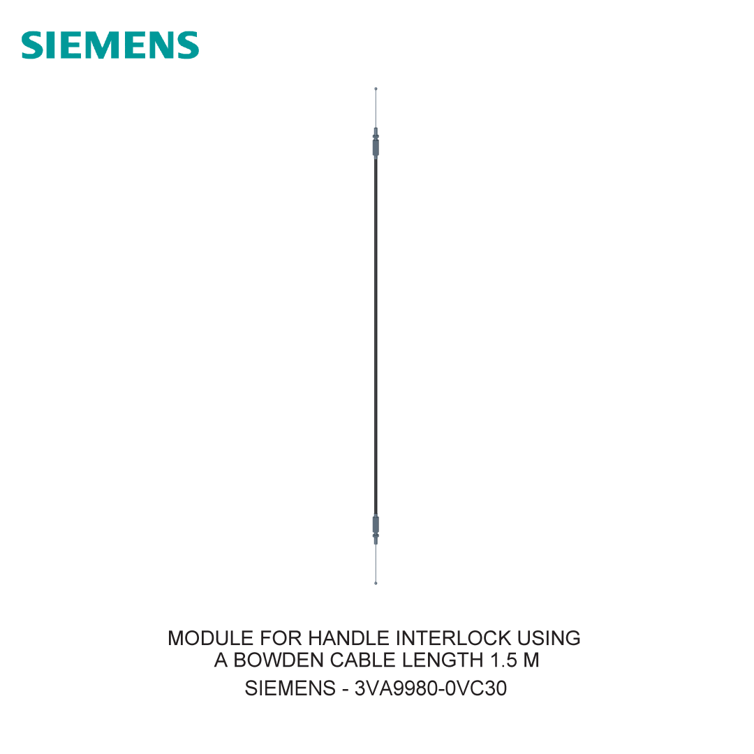 MODULE FOR HANDLE INTERLOCK USING A BOWDEN CABLE LENGTH 1.5 M