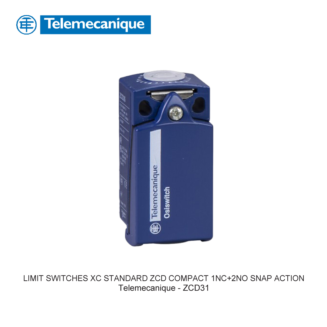 LIMIT SWITCHES XC STANDARD ZCD COMPACT 1NC+2NO SNAP ACTION