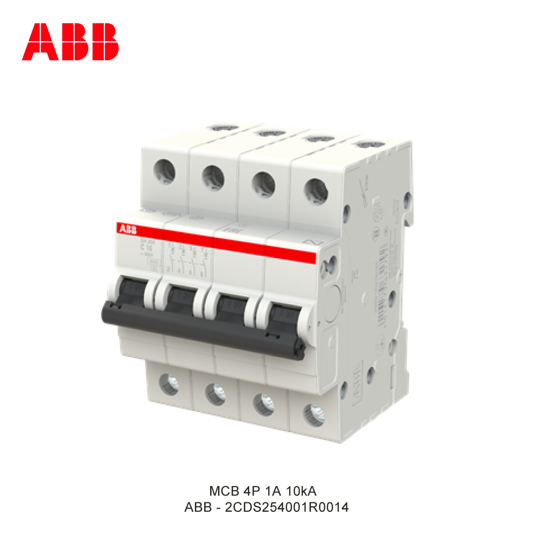 MCB 4P 1A 6kA/10kA CURVA C