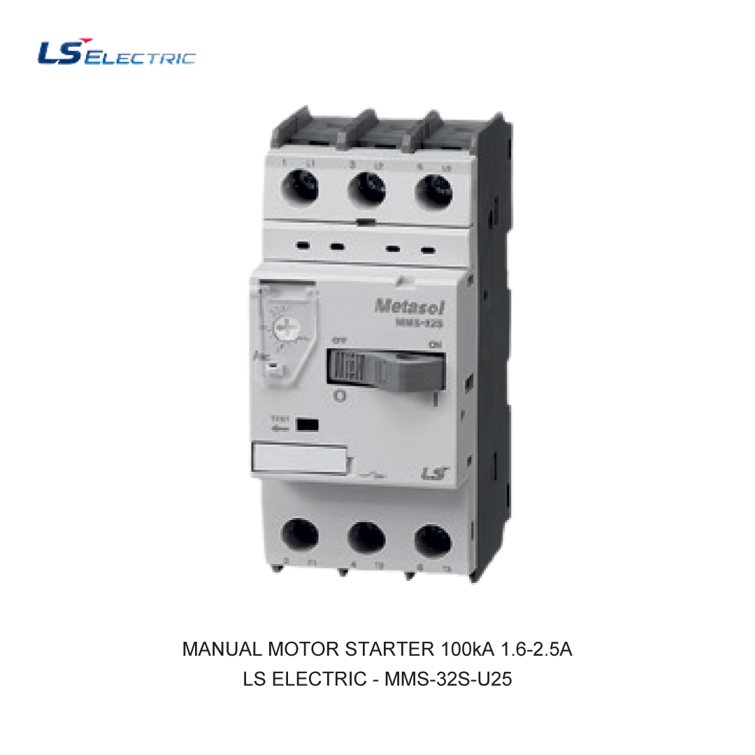 MANUAL MOTOR STARTER 100kA 1.6-2.5A