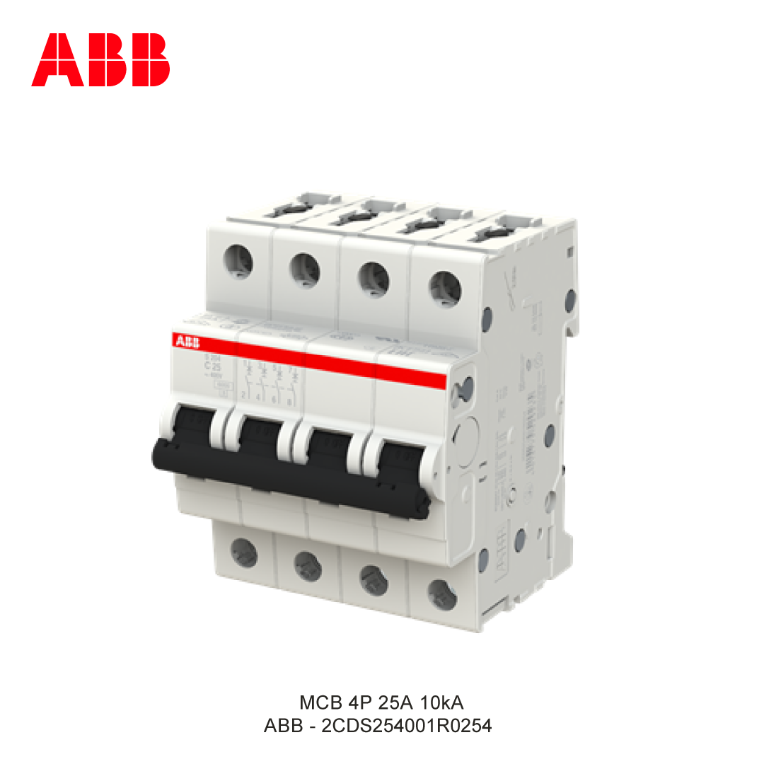 MCB 4P 25A 6kA/10kA KURVA C