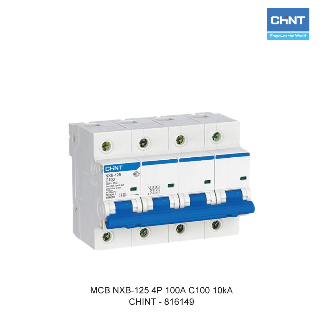 MCB NXB-125 4P 100A C100 10kA