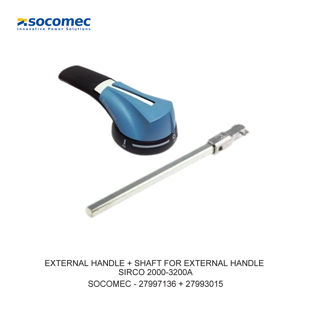 EXTERNAL HANDLE + SHAFT FOR EXTERNAL HANDLE SIRCO 2000-3200A