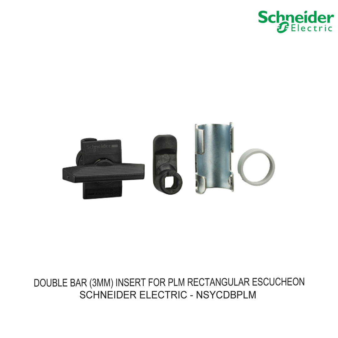 DOUBLE BAR (3MM) INSERT FOR PLM RECTANGULAR ESCUCHEON
