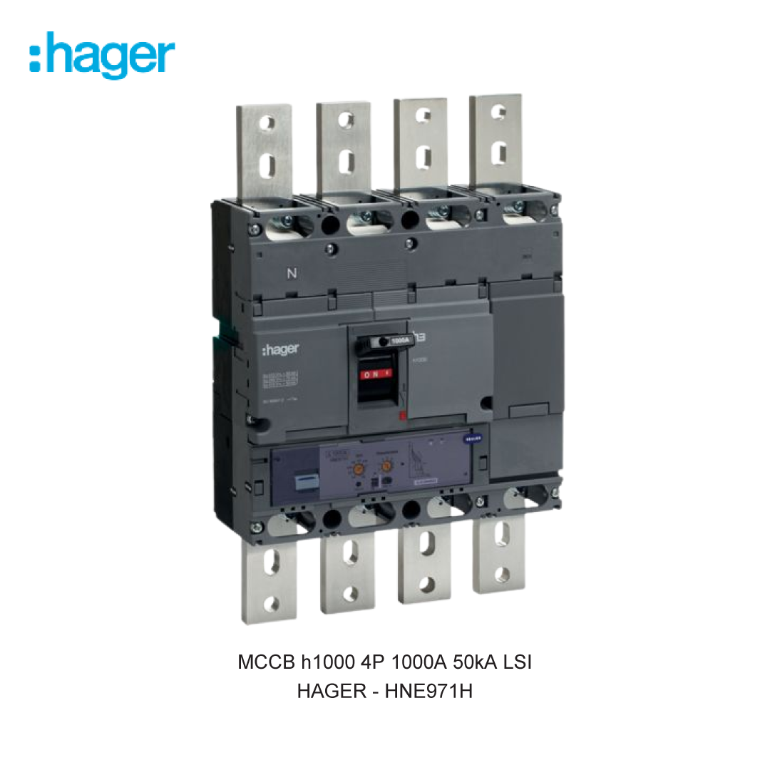 MCCB h1000 4P 1000A 50kA LSI
