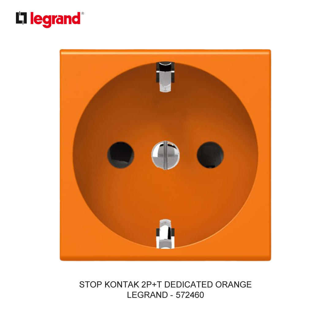 SOCKET 2P+T DEDICATED ORANGE