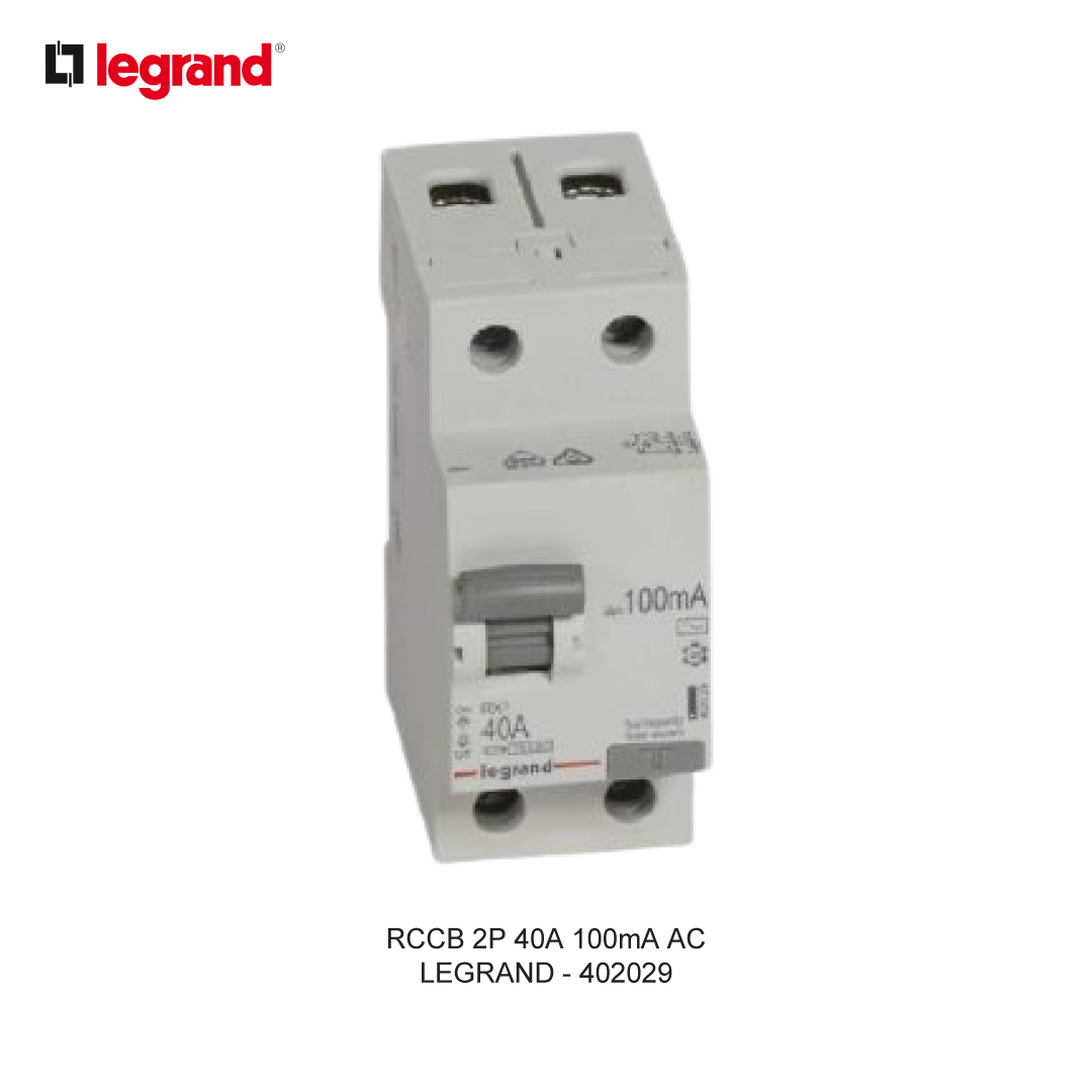 RCCB 2P 40A 100mA AC