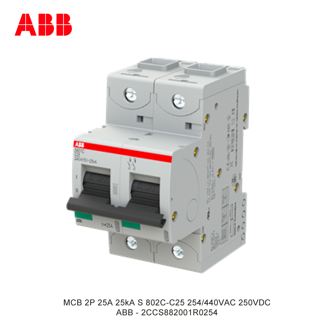 MCB 2P 25A 25kA KURVA C