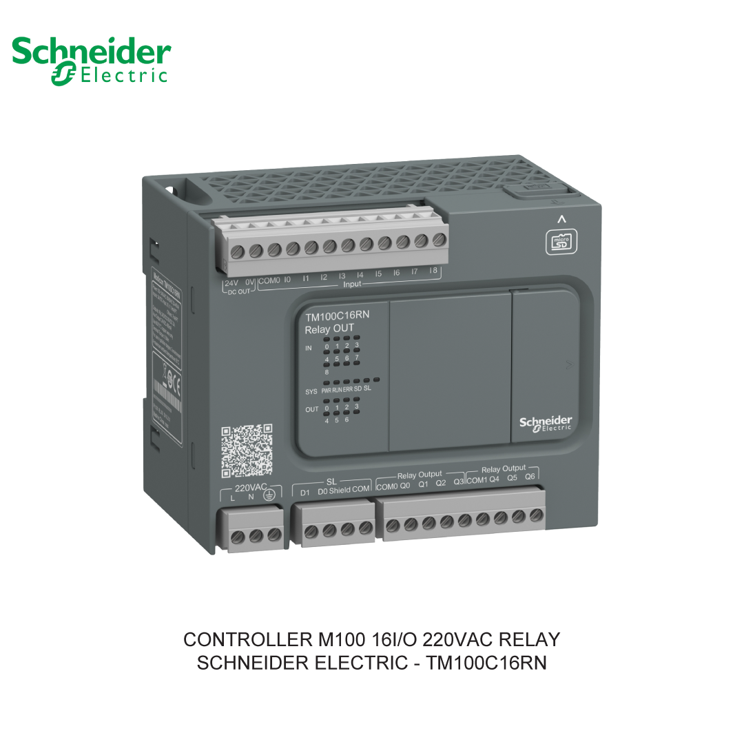 CONTROLLER M100 16I/O 220VAC RELAY