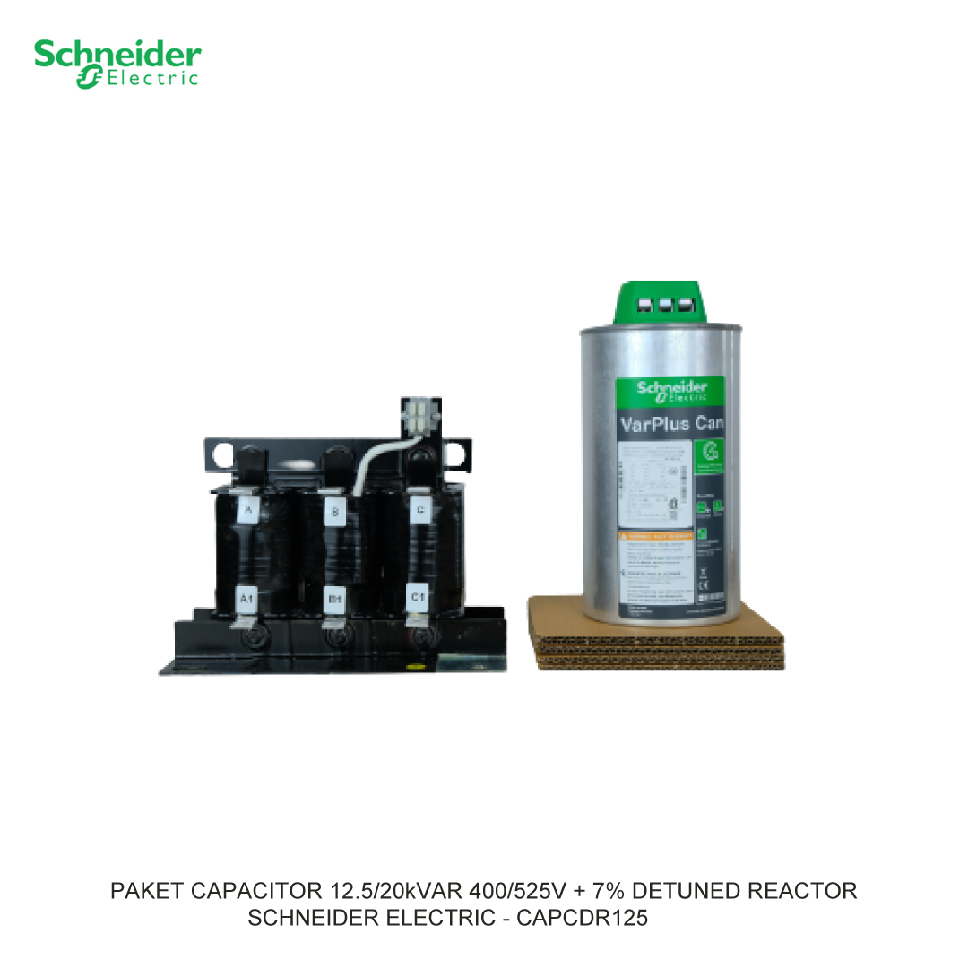 PAKET CAPACITOR 12.5/20kVAR 400/525V + 7% DETUNED REACTOR