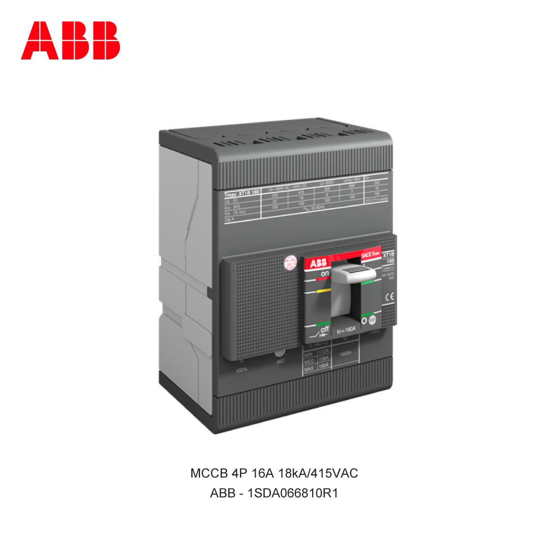 MCCB 4P 16A 18kA/415VAC