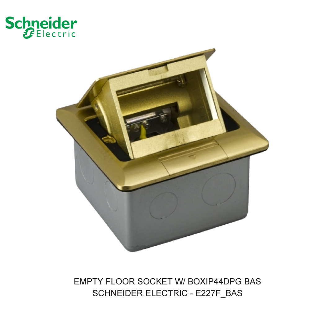 EMPTY FLOOR SOCKET W/ BOXIP44DPG BAS