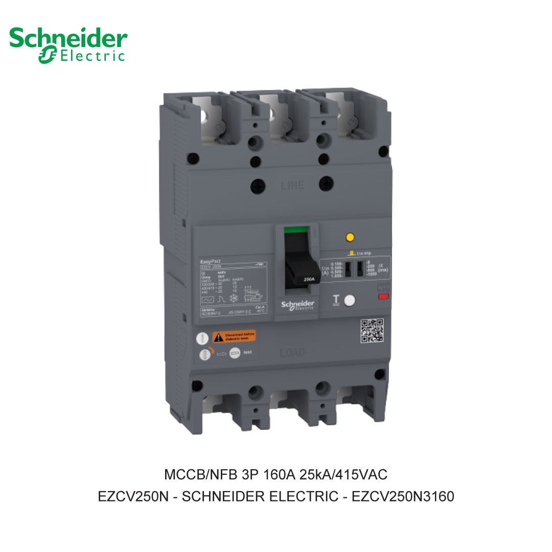 MCCB/NFB 3P 160A 25KA/415VAC