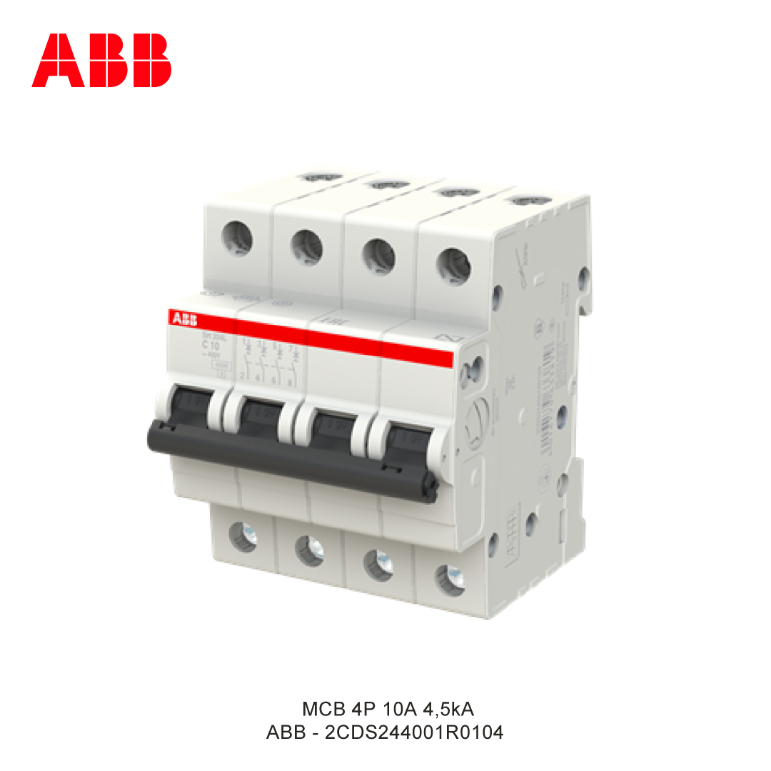 MCB 4P 10A 4,5kA CURVA C