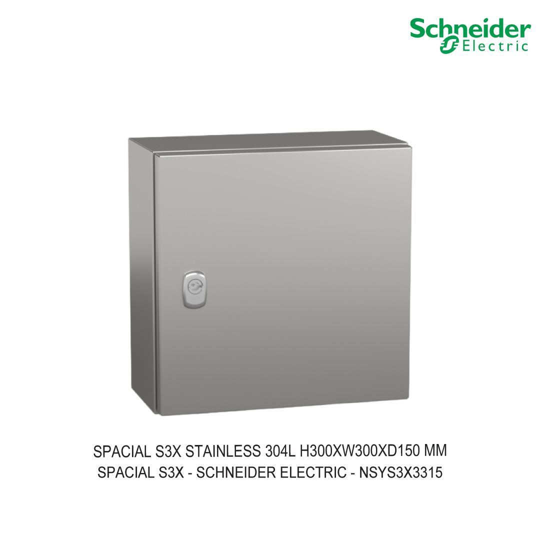 SPACIAL S3X STAINLESS 304L H300XW300XD150 MM