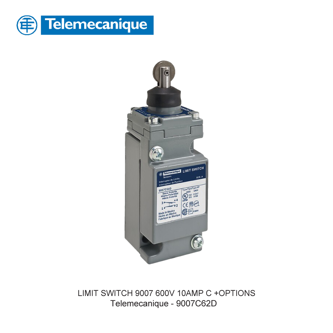 LIMIT SWITCH 9007 600V 10AMP C +OPTIONS