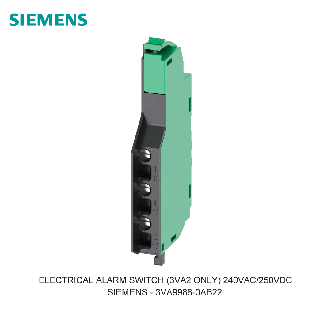 ELECTRICAL ALARM SWITCH (3VA2 ONLY) 240VAC/250VDC