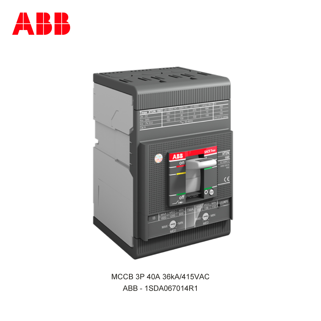 MCCB 3P 40A 36kA/415VAC