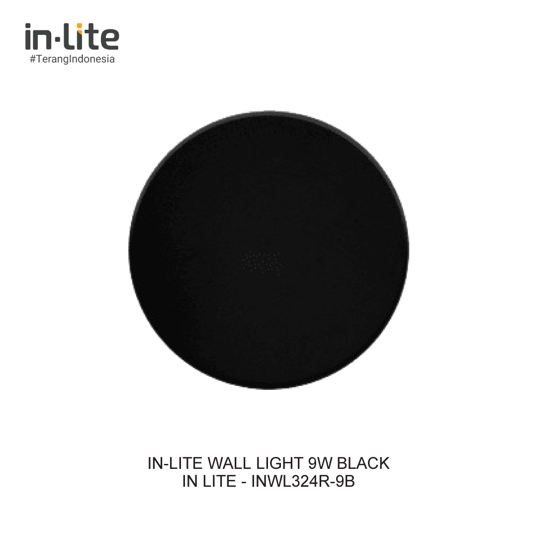 IN-LITE WALL LIGHT 9W 3 COLOR BLACK