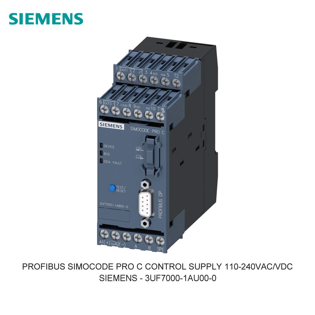 PROFIBUS SIMOCODE PRO C CONTROL SUPPLY 110-240VAC/VDC