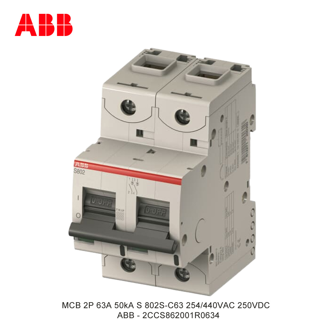MCB 2P 63A 50kA CURVA C