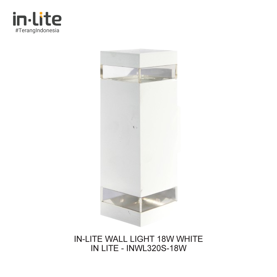 IN-LITE WALL LIGHT 18W 3 COLOUR WHITE