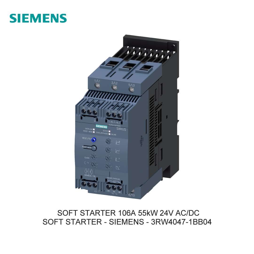 SOFT STARTER 106A 55kW 24V AC/DC
