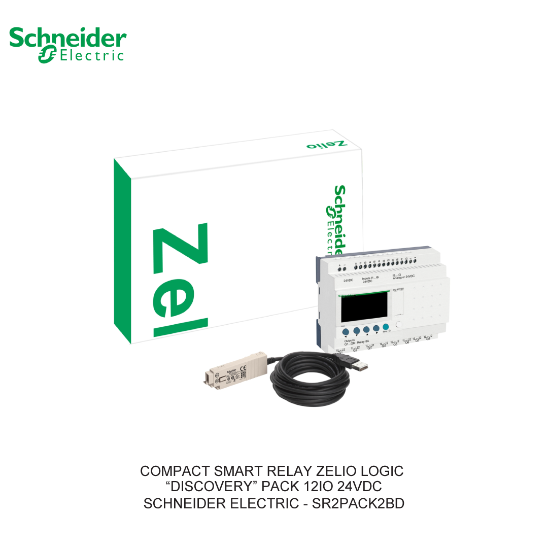 COMPACT SMART RELAY ZELIO LOGIC “DISCOVERY” PACK 12IO 24VDC