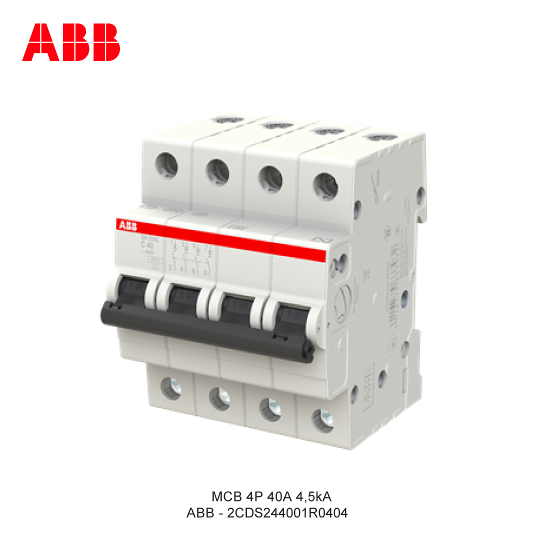 MCB 4P 40A 4,5kA KURVA C