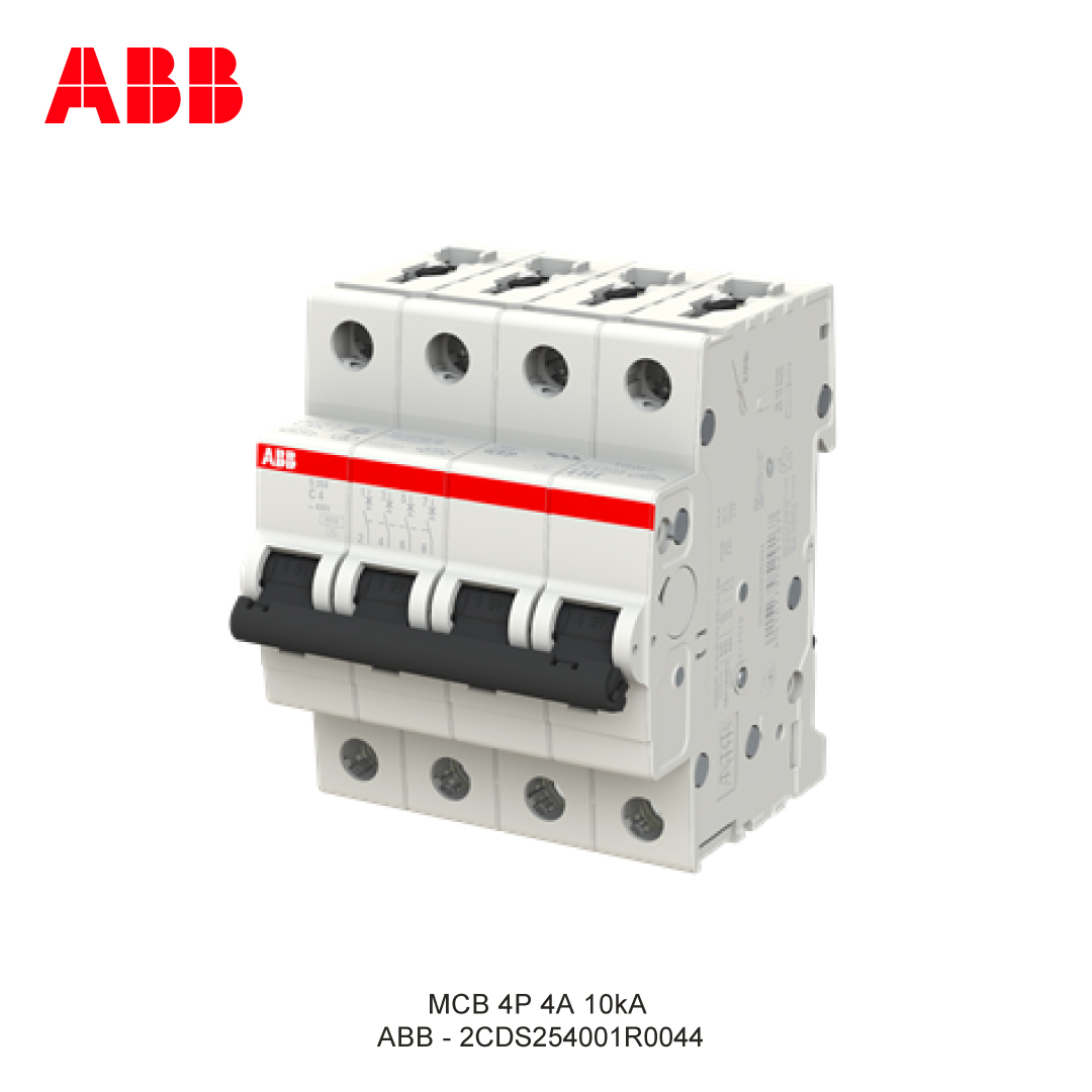 MCB 4P 4A 6kA/10kA KURVA C