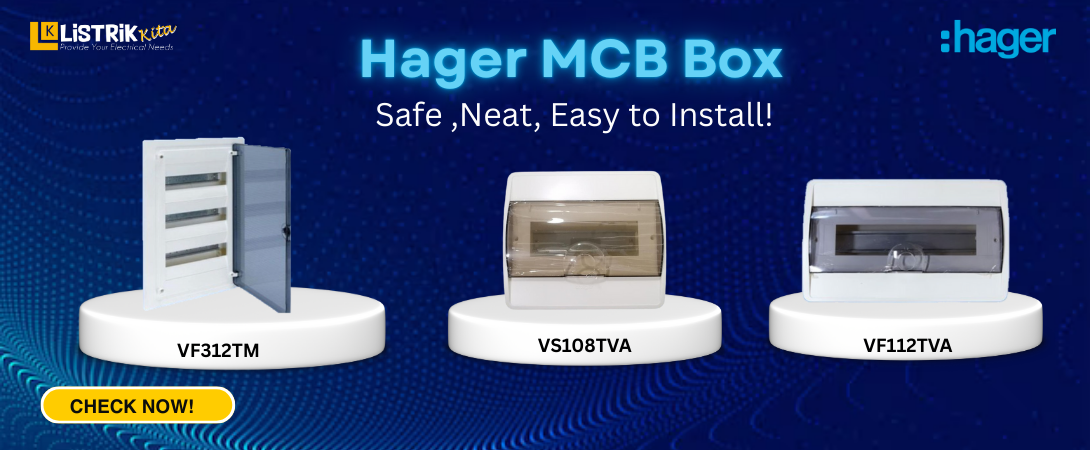 MCB Box Hager: Aman, Rapi, dan Mudah Dipasang