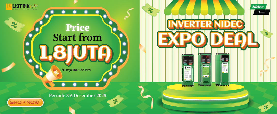 Promo Inverter Nidec di Manufacturing Indonesia 2025