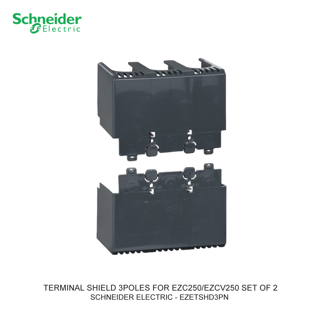 TERMINAL SHIELD 3POLES FOR EZC250/EZCV250 SET OF 2