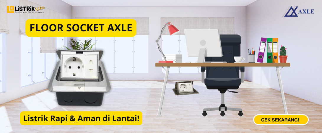 Floor Socket Axle - Listrik Rapi & Aman di Lantai