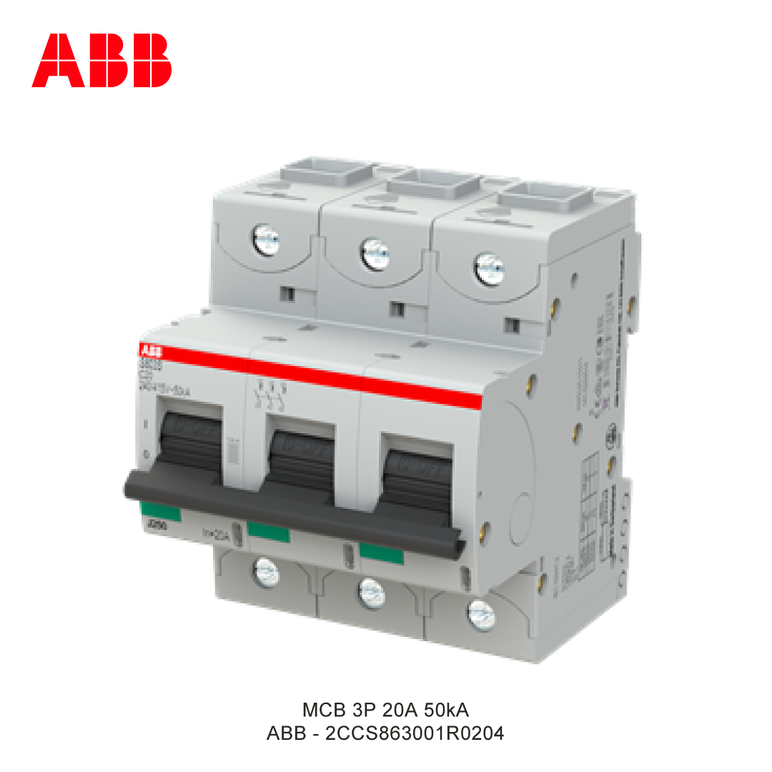MCB 3P 20A 50kA KURVA C