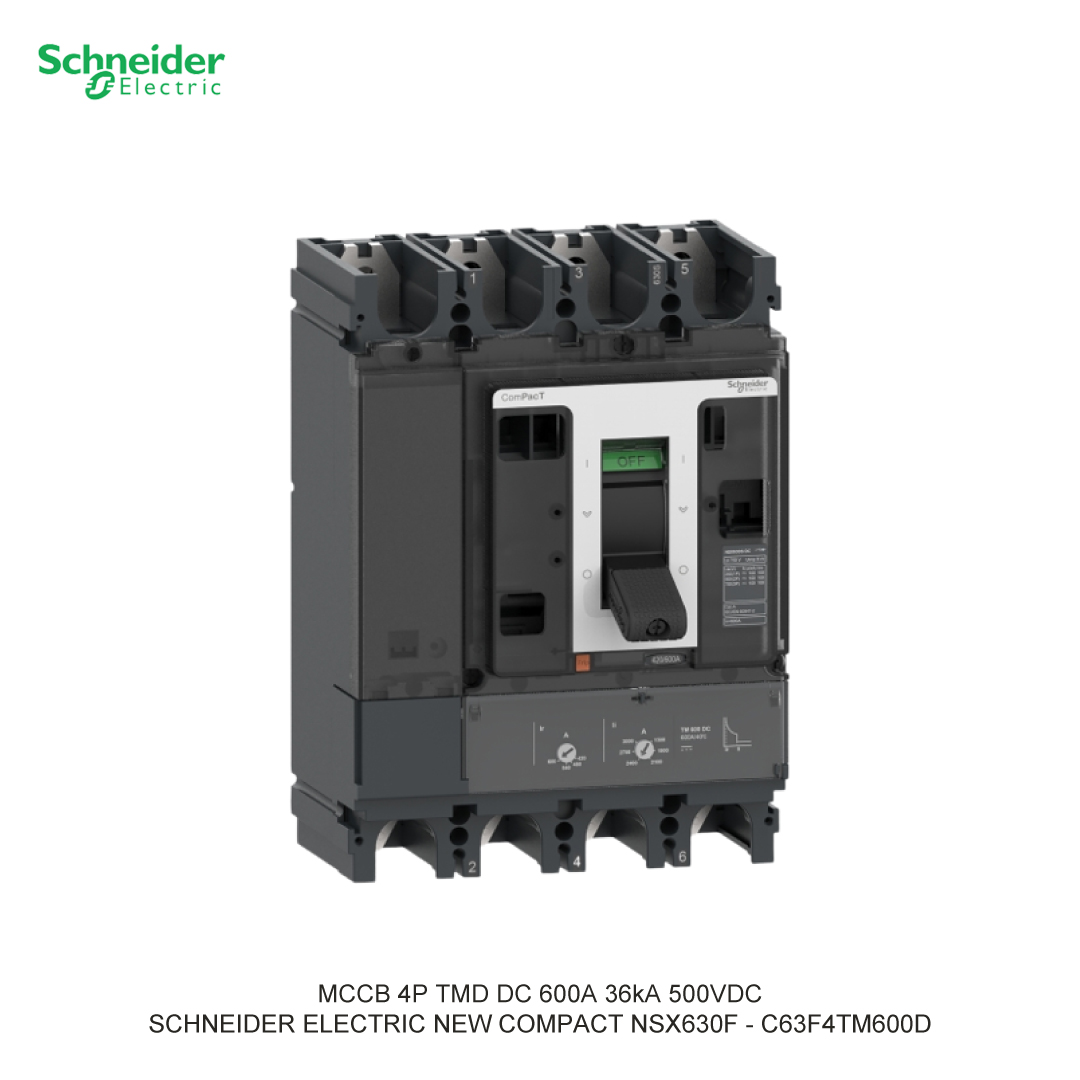 MCCB 4P TMD DC 600A 36KA 500VDC