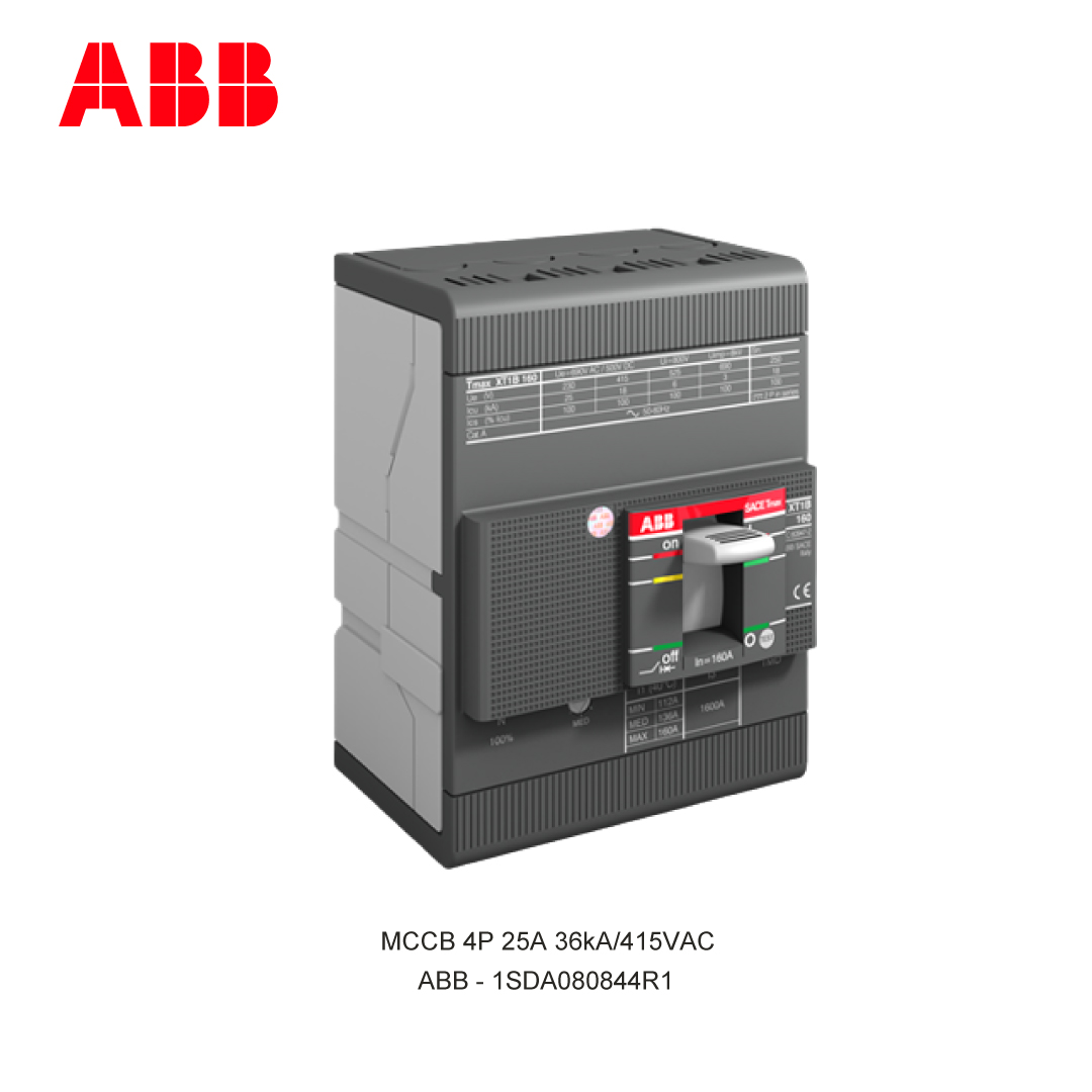MCCB 4P 25A 36kA/415VAC