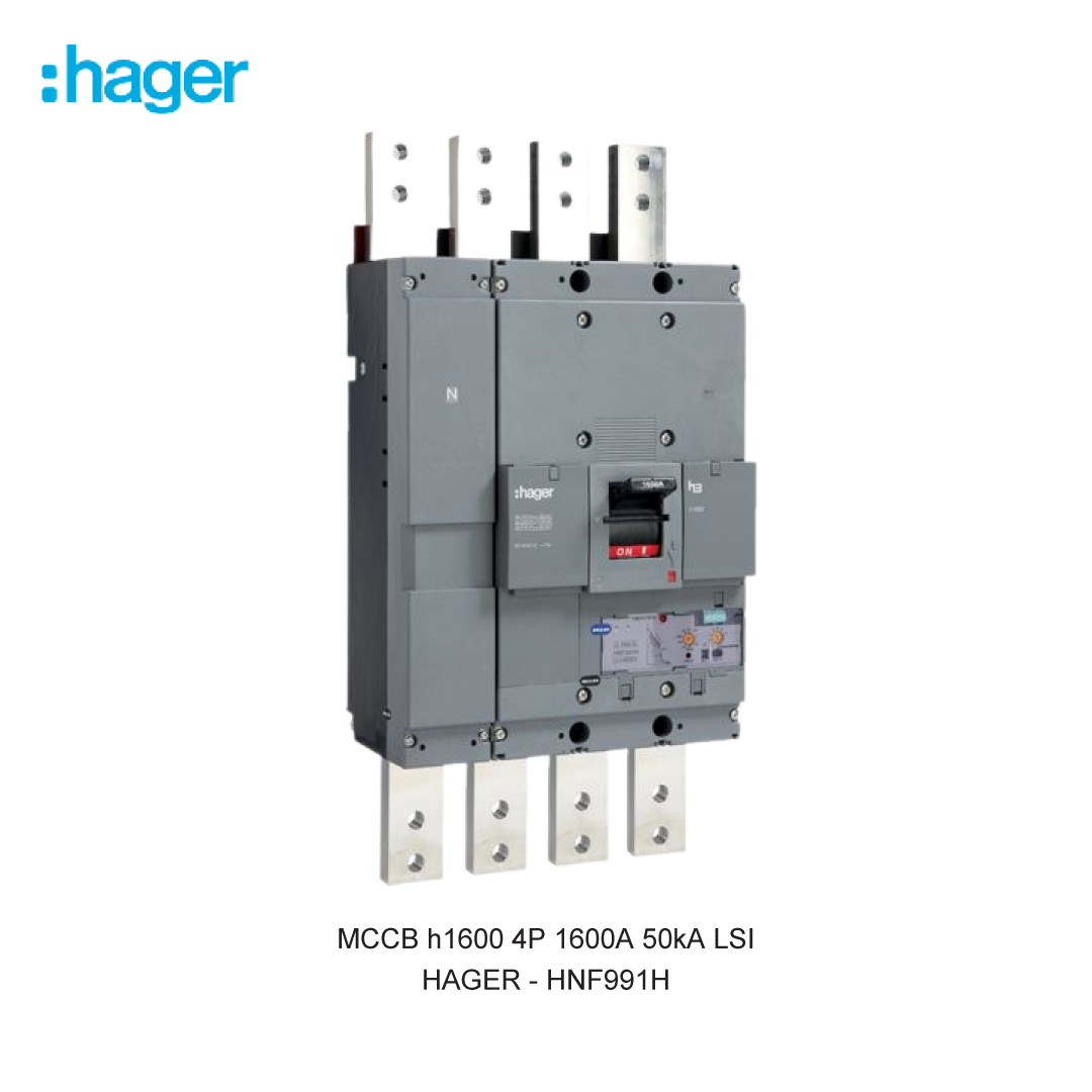 MCCB h1600 4P 1600A 50kA LSI