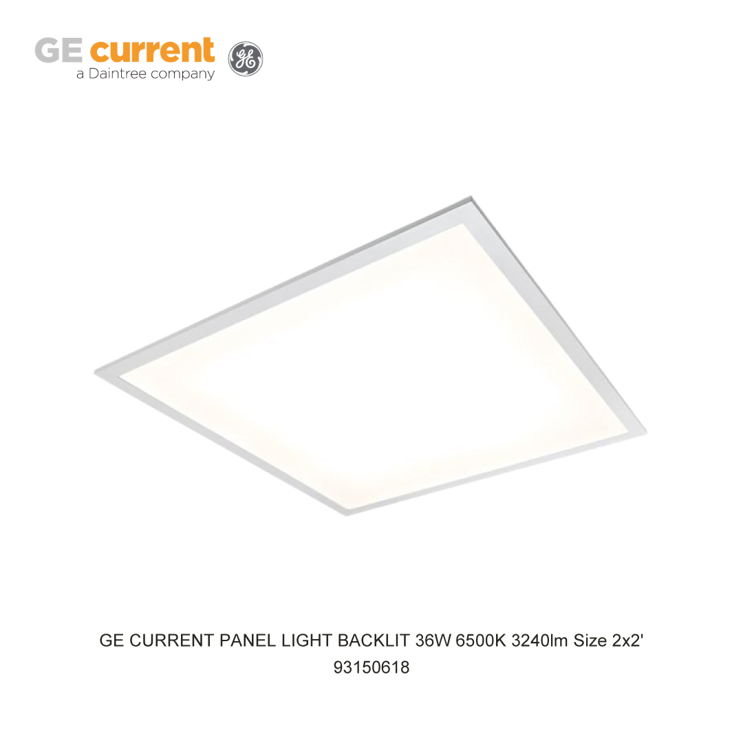 GE CURRENT LAMPU PANEL BACKLIT 36W 6500K 3240lm Size 2x2'