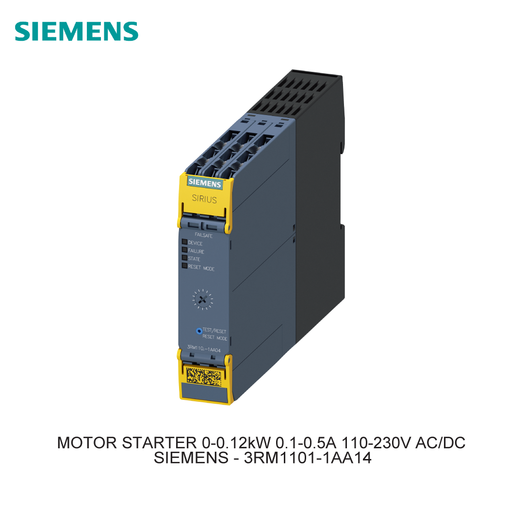 MOTOR STARTER 0-0.12kW 0.1-0.5A 110-230V AC/DC