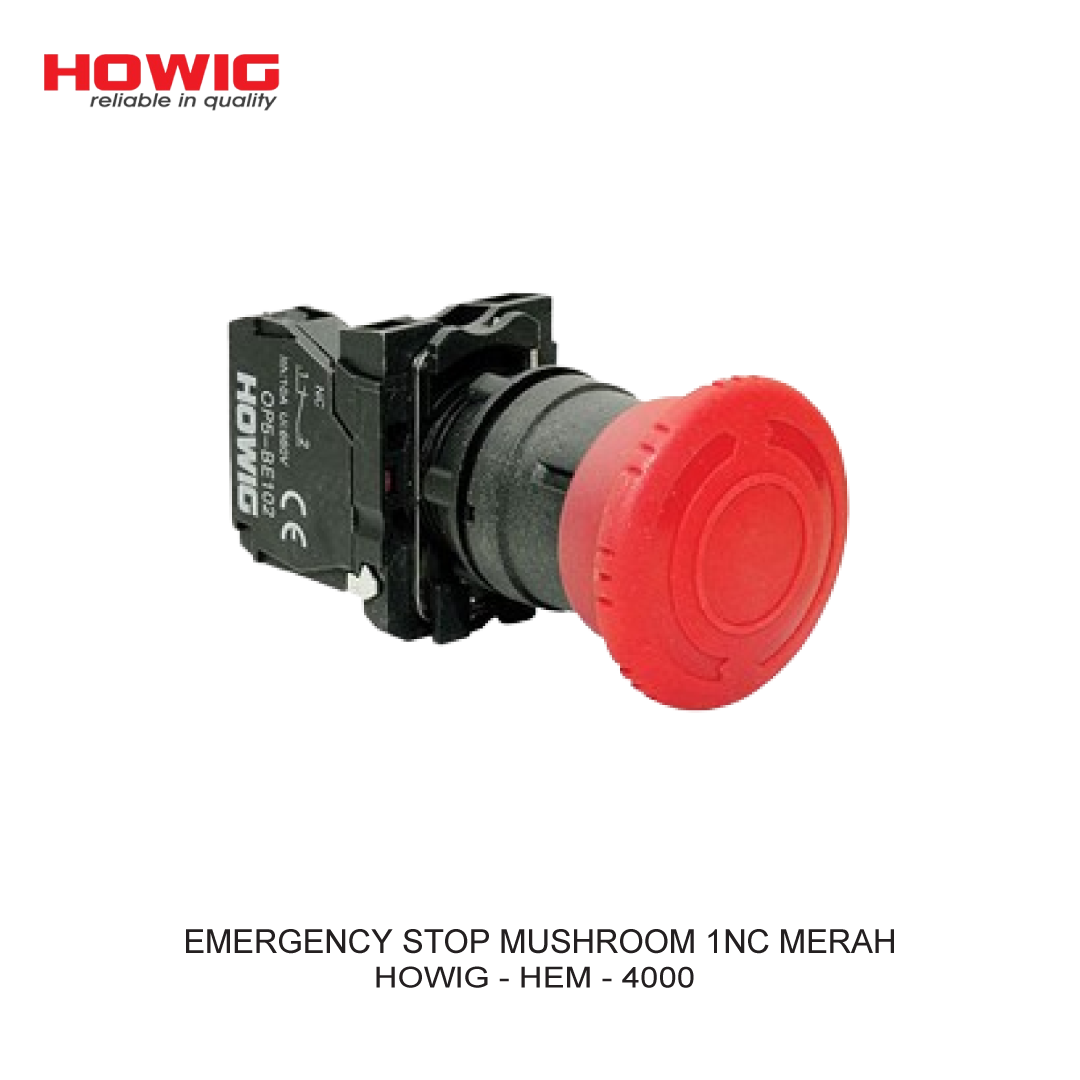 EMERGENCY STOP MUSHROOM 1NC MERAH