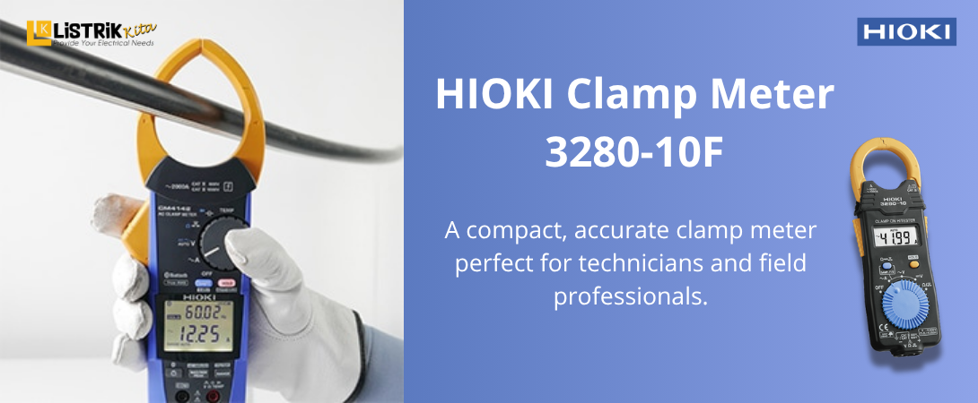 Hioki Clamp Meter 3280-10F: Praktis & Profesional