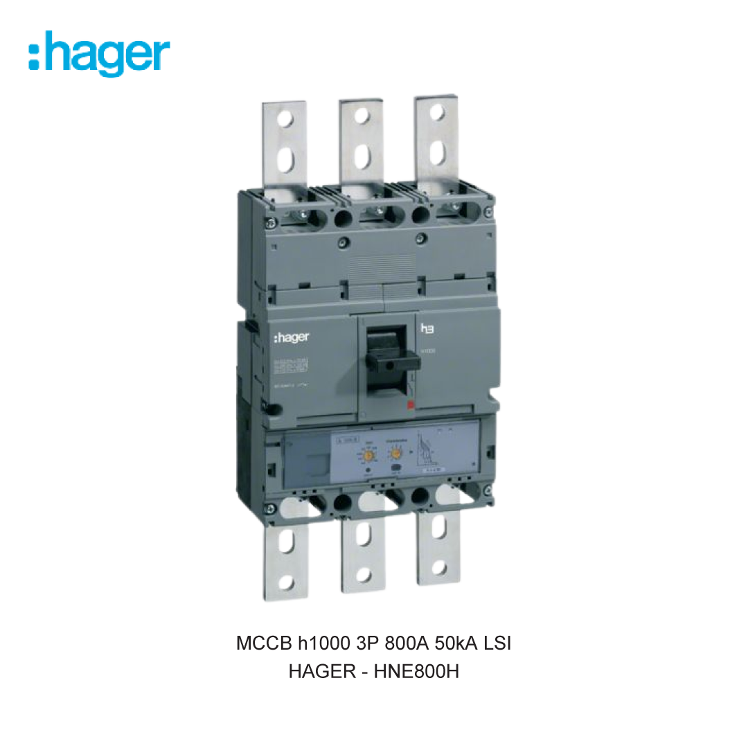 MCCB h1000 3P 800A 50kA LSI