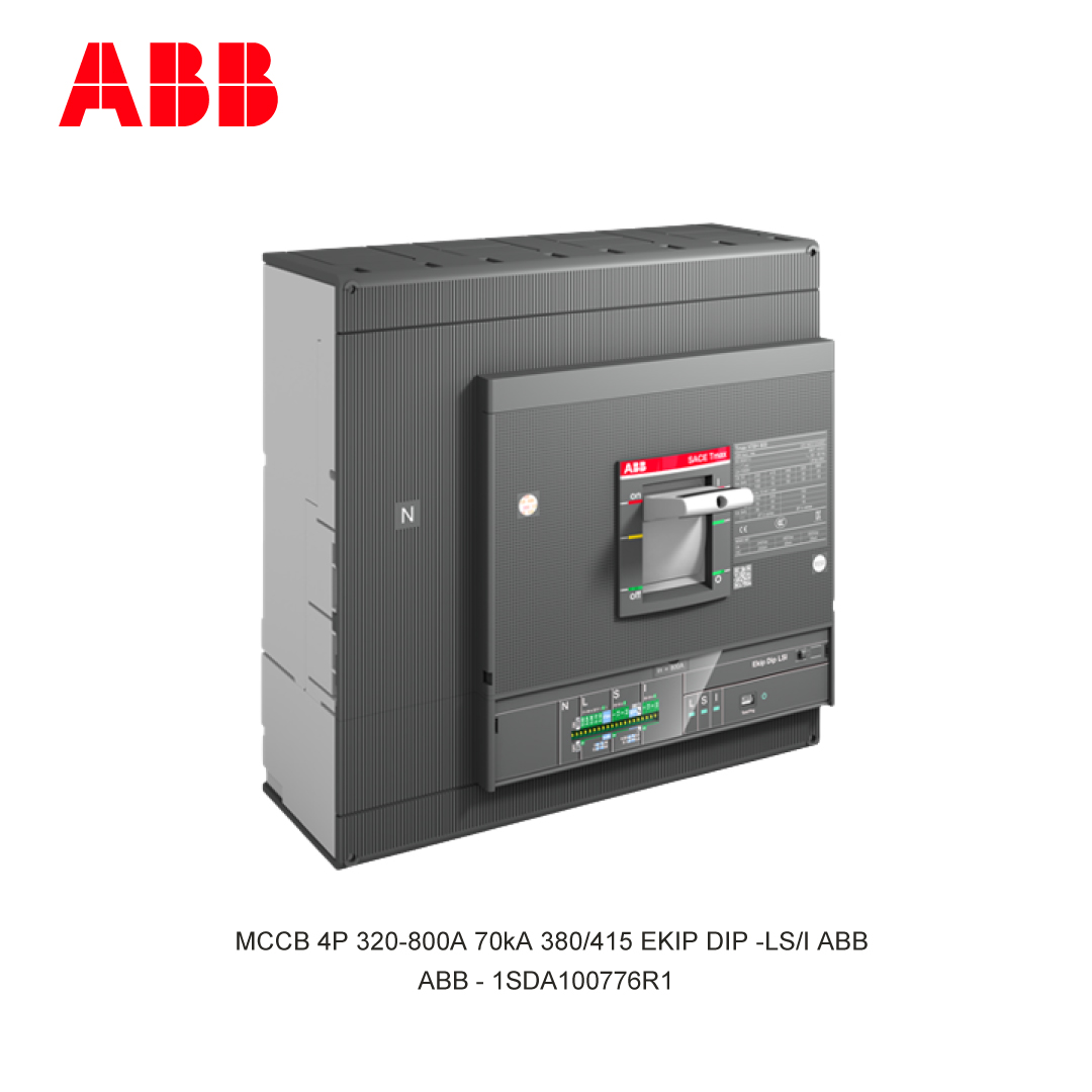 MCCB 4P 320-800A 70kA 380/415 EKIP DIP -LS/I ABB