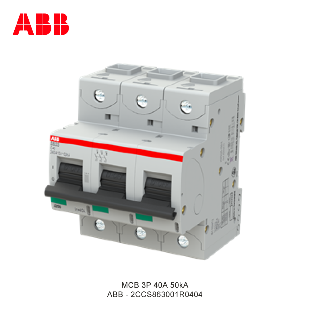 MCB 3P 40A 50kA CURVA C